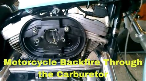backfiring through the carburetor|3 Reasons Why A Motorcycle Backfires Through The .